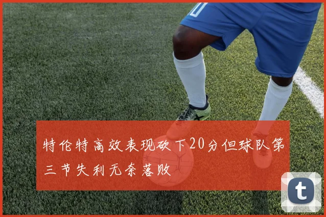 特伦特高效表现砍下20分但球队第三节失利无奈落败